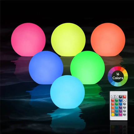 Waterproof 1/6pc Floating Pool Lawn Lamps LED Night Light - LED Night Light - Whatook - Mad Fly Essentials
