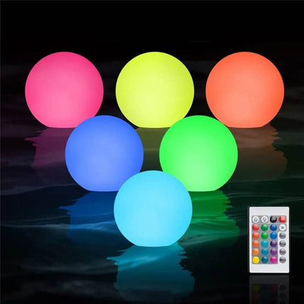 Waterproof 1/6pc Floating Pool Lawn Lamps LED Night Light - LED Night Light - Whatook - Mad Fly Essentials