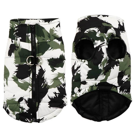 Camo Waterproof Dog Pet Hoodies - Mad Fly Essentials