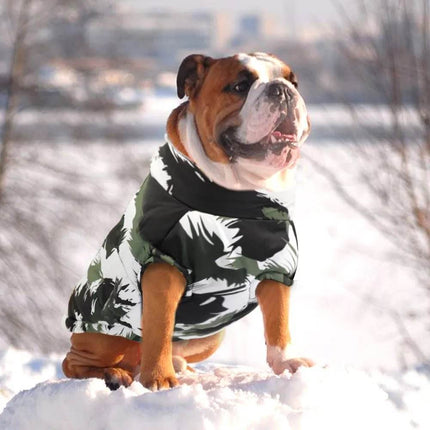 Camo Waterproof Dog Pet Hoodies - Mad Fly Essentials