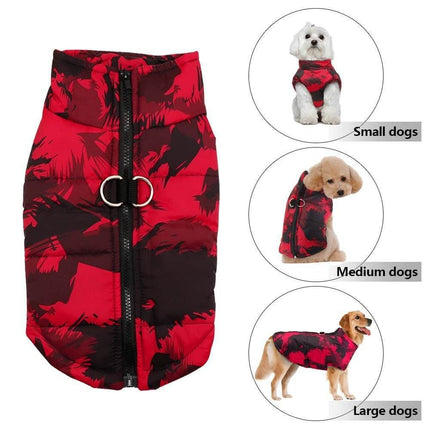 Camo Waterproof Dog Pet Hoodies - Mad Fly Essentials