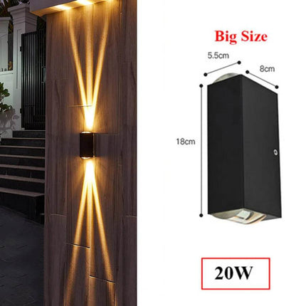Waterproof Up Down Exterior LED Wall Sconce - LED Wall Sconce - Tinlaibor - Mad Fly Essentials