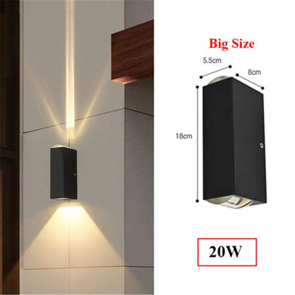 Waterproof Up Down Exterior LED Wall Sconce - LED Wall Sconce - Tinlaibor - Mad Fly Essentials