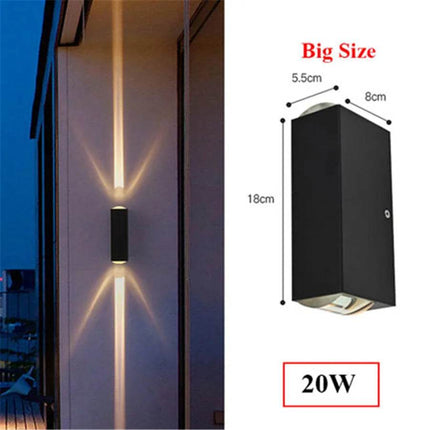 Waterproof Up Down Exterior LED Wall Sconce - LED Wall Sconce - Tinlaibor - Mad Fly Essentials