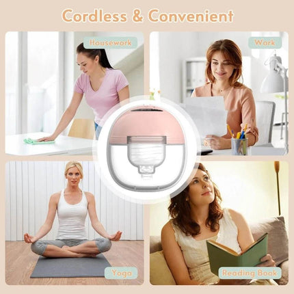 Wearable Silent Hands Free Breast Pump Baby Essentials - Baby Essentials - Baby Essentials - Mad Fly Essentials