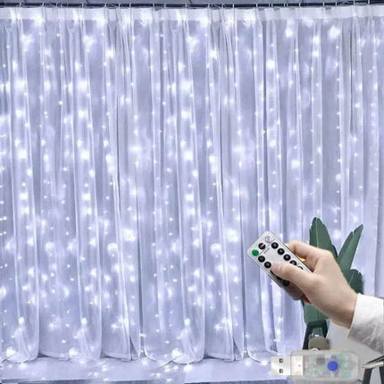 Wedding Remote Curtain LED Fairy Light - LED Fairy Light - GRN - FLASHING - Mad Fly Essentials