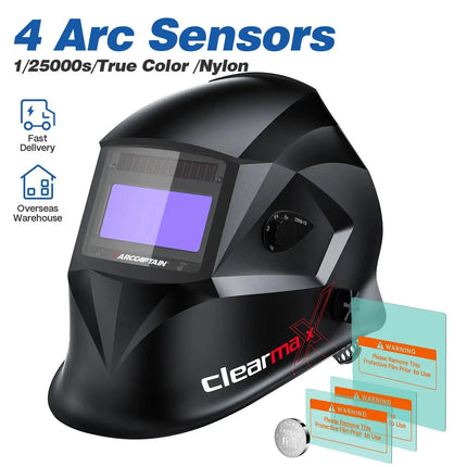 Welding Mask Arccaptain Auto Darkening - Welding Mask - GUUELD - Mad Fly Essentials