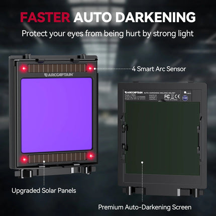 Welding Mask Automatic Darkening Soldering Welding Protector - Welding Mask - ChgImposs - Mad Fly Essentials