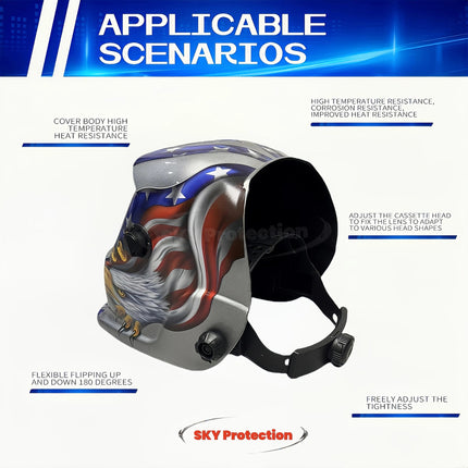 Welding Mask Automatic Darkening Soldering Welding Protector - Welding Mask - ChgImposs - Mad Fly Essentials