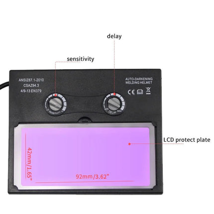 Welding Mask Automatic Darkening Soldering Welding Protector - Welding Mask - ChgImposs - Mad Fly Essentials