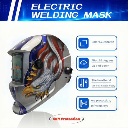 Welding Mask Automatic Darkening Soldering Welding Protector - Welding Mask - ChgImposs - Mad Fly Essentials