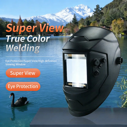 Welding Mask Black Light sensitive probes Solar Powered Helmet - Welding Mask - JALU - Mad Fly Essentials