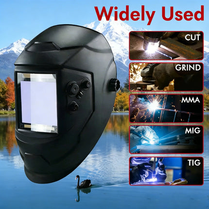 Welding Mask Black Light sensitive probes Solar Powered Helmet - Welding Mask - JALU - Mad Fly Essentials