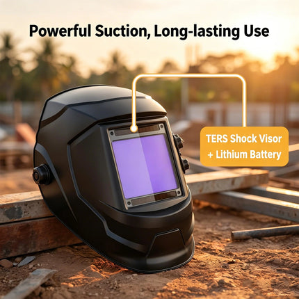 Welding Mask Black Light sensitive probes Solar Powered Helmet - Welding Mask - JALU - Mad Fly Essentials