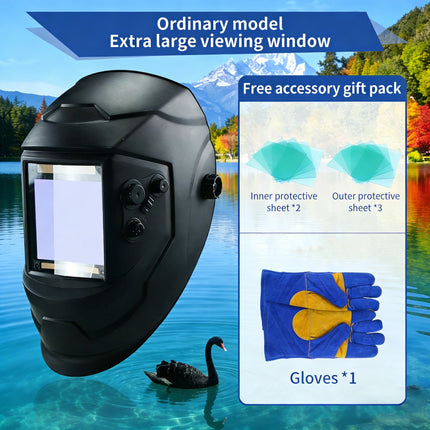 Welding Mask Black Light sensitive probes Solar Powered Helmet - Welding Mask - JALU - Mad Fly Essentials