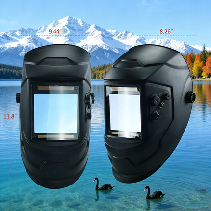 Welding Mask Black Light sensitive probes Solar Powered Helmet - Welding Mask - JALU - Mad Fly Essentials