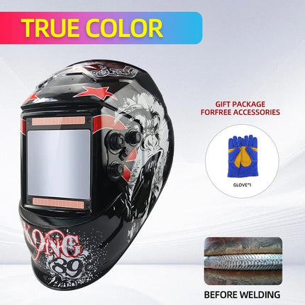 Welding Mask Eara 4.4rc DINS13 Solar Auto Dim Mask - Welding Mask - GUUELD - Mad Fly Essentials