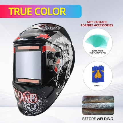 Welding Mask Eara 4.4rc DINS13 Solar Auto Dim Mask - Welding Mask - GUUELD - Mad Fly Essentials