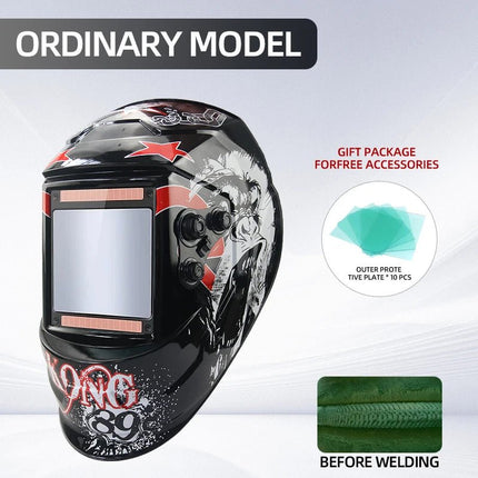 Welding Mask Eara 4.4rc DINS13 Solar Auto Dim Mask - Welding Mask - GUUELD - Mad Fly Essentials