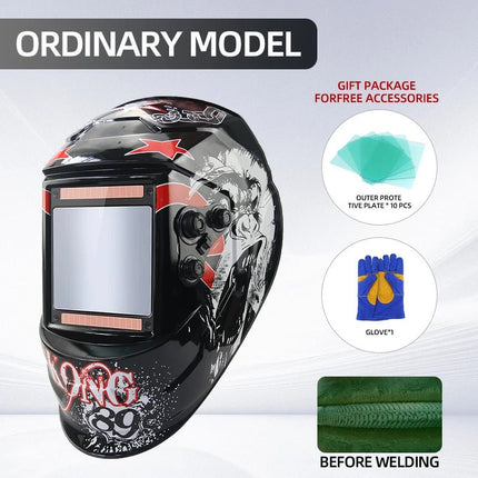 Welding Mask Eara 4.4rc DINS13 Solar Auto Dim Mask - Welding Mask - GUUELD - Mad Fly Essentials