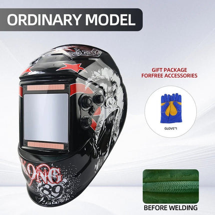 Welding Mask Eara 4.4rc DINS13 Solar Auto Dim Mask - Welding Mask - GUUELD - Mad Fly Essentials