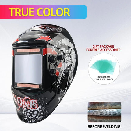 Welding Mask Eara 4.4rc DINS13 Solar Auto Dim Mask - Welding Mask - GUUELD - Mad Fly Essentials