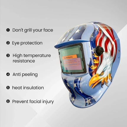 Welding Mask Large View Hoods Arc Auto Darken Mask - Welding Mask - JALU - Mad Fly Essentials