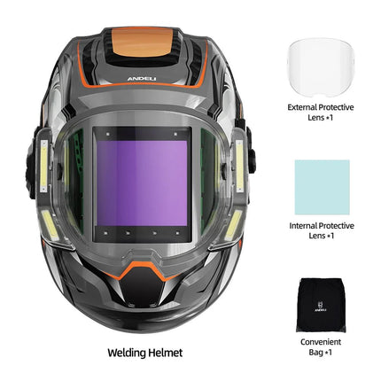 Welding Mask OPTICAL ANDELI MASK Auto Helmet - Welding Mask - ANDELI - Mad Fly Essentials