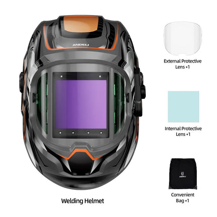 Welding Mask OPTICAL ANDELI MASK Auto Helmet - Welding Mask - ANDELI - Mad Fly Essentials