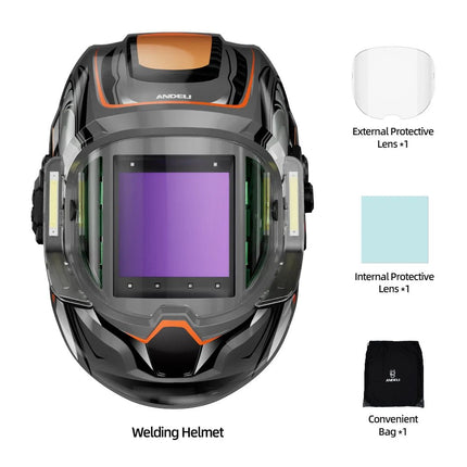 Welding Mask OPTICAL ANDELI MASK Auto Helmet - Welding Mask - ANDELI - Mad Fly Essentials