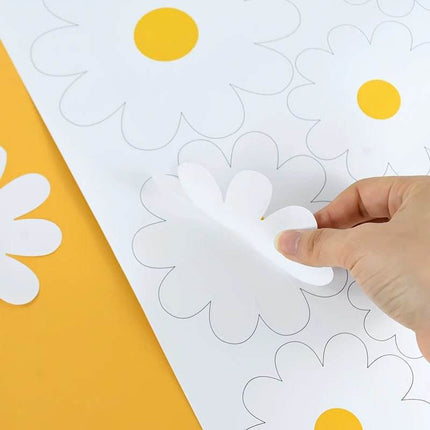 White Daisy Floral 3D Wall Sticker - 3D Wall Sticker - ZOOYOO - Mad Fly Essentials