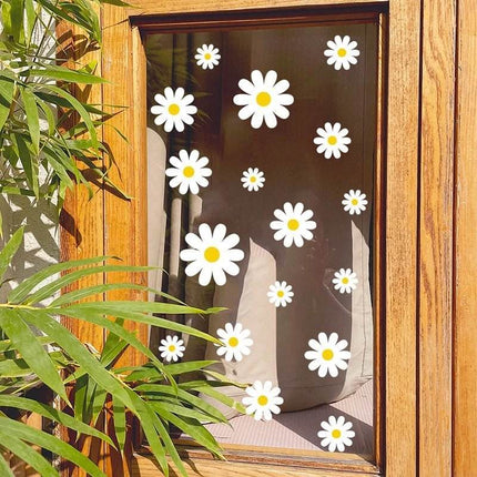 White Daisy Floral 3D Wall Sticker - 3D Wall Sticker - ZOOYOO - Mad Fly Essentials