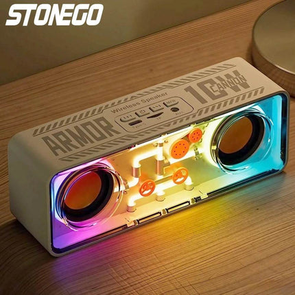 Wireless LED Bluetooth Transparent Bass Speakers PC Accessories - PC Accessories - Stonego - Mad Fly Essentials