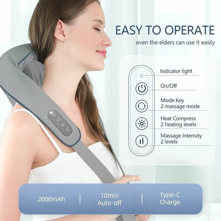 Wireless Neck Back Shoulder Massager - Massager - yosyo - Mad Fly Essentials