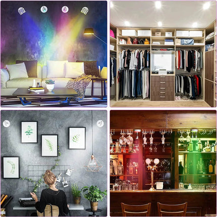 Wireless RGB 2pk Rotatable Spotlights LED Landscape Light - LED Landscape Light - JGT - Mad Fly Essentials