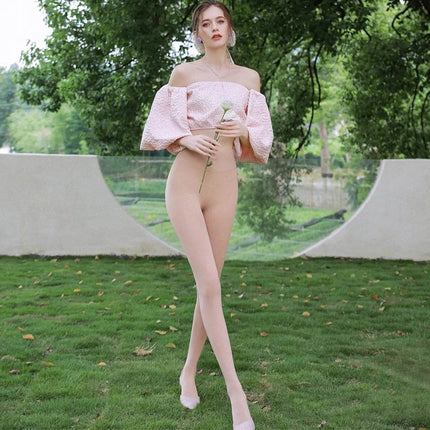 Women 120D Elegant Black Pink Breathable Pantyhose Hosiery - Hosiery - Cosplay Costumes - Mad Fly Essentials