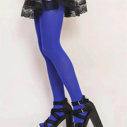 Women 120D Elegant Black Pink Breathable Pantyhose - Mad Fly Essentials