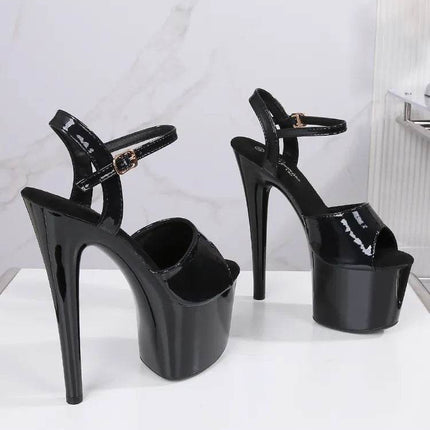 Women 17cm Platform Laser High Heels - High Heels - Voesnees - Mad Fly Essentials