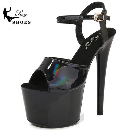 Women 17cm Platform Laser High Heels - High Heels - Voesnees - Mad Fly Essentials