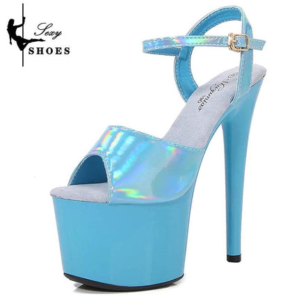 Women 17cm Platform Laser High Heels - High Heels - Voesnees - Mad Fly Essentials