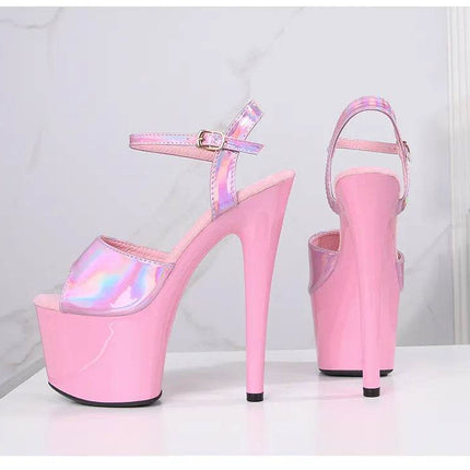 Women 17cm Platform Laser High Heels - High Heels - Voesnees - Mad Fly Essentials