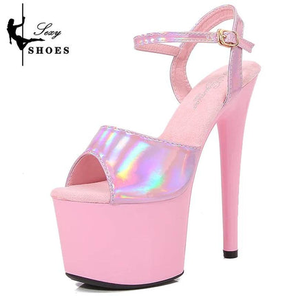 Women 17cm Platform Laser High Heels - High Heels - Voesnees - Mad Fly Essentials