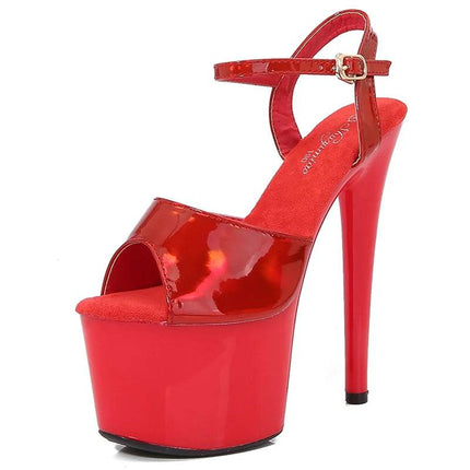 Women 17cm Platform Laser High Heels - High Heels - Voesnees - Mad Fly Essentials