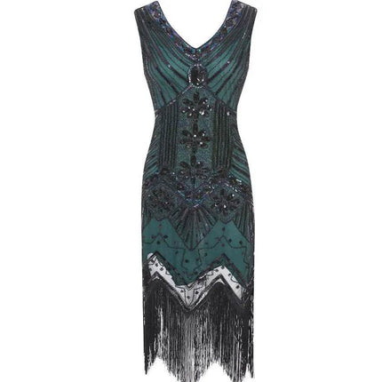 Women 1920s Great Gatsby Sequin Party Dress - Party Dress - Vila&Yomi - Mad Fly Essentials
