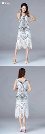 Women 1920s Great Gatsby Sequin Party Dress - Mad Fly Essentials