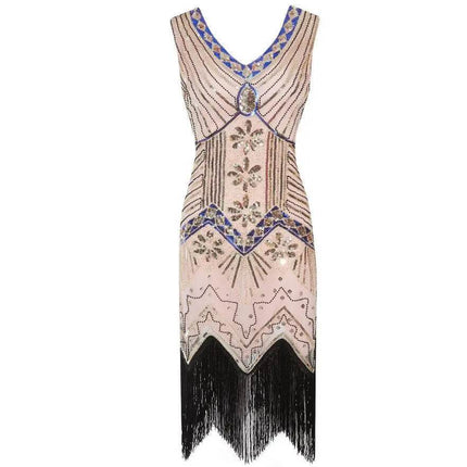 Women 1920s Great Gatsby Sequin Party Dress - Party Dress - Vila&Yomi - Mad Fly Essentials