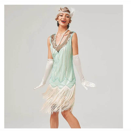 Women 1920s Sequin Great Gatsby Costume Dress - Costume Dress - Costumes Plus - Mad Fly Essentials
