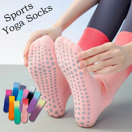 Women 2pair Gradient Mid - Tube Yoga Socks - Socks - Tubular - Mad Fly Essentials