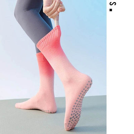 Women 2pair Gradient Mid - Tube Yoga Socks - Socks - Tubular - Mad Fly Essentials