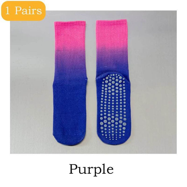 Women 2pair Gradient Mid - Tube Yoga Socks - Socks - Tubular - Mad Fly Essentials